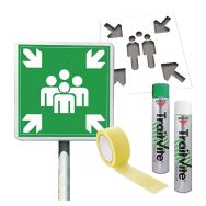 Kit pochoir Point de rassemblement