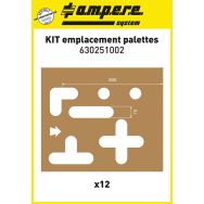 Kit pochoir réutilisable 12 planches Handicapé
