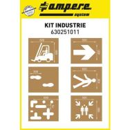 Kit pochoir réutilisable Industrie 6 planches