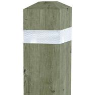 Kit rétroréfléchissant pour borne carrée
