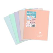 Koverbook BLUSH piqué PP bicolore opaque 17x22cm 96p ligné + marge coloris assortis