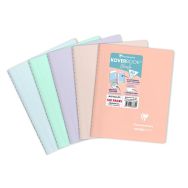 Koverbook BLUSH reliure intégrale enveloppante PP bicolore opaque 14,8x21cm 160p Q.5x5 coloris assortis