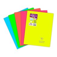 Koverbook NEON piqué PP opaque 24x32cm 96p seyès coloris assortis