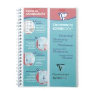 Koverbook carnet vocabulaire spiralé 14,8x21cm 100p Ligné marge centrale - Lot de 10