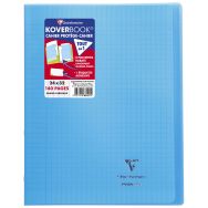 Koverbook piqué polypro transparent 10 couleurs ass 24x32cm 140p Séyès livré en boîte prêt-à-vendre