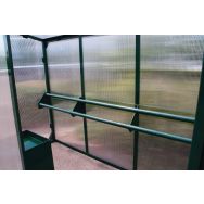 L'option assis-debout pour abri-fumeur Alu naturel