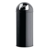La poubelle ROSSIGNOL grand volume avec trappe Basic 45 l - Noir