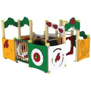 Labyrinthe 9 modules jardin coccinelles alu