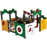 Labyrinthe 9 modules jardin coccinelles alu