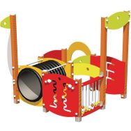 Labyrinthe Ptit Loup 4 modules bois - Manutan Expert