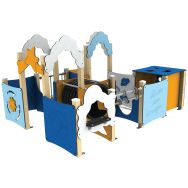 Labyrinthe crèche Etoile filante 4 alu