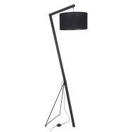 Lampadaire bois BOGART H162 cm noir Corep