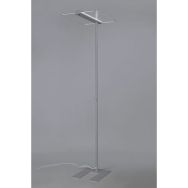 Lampadaire orius glasslight kos led cellule socle gris