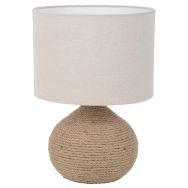 Lampe céramique naturel HACIENDA H40cm naturel Corep