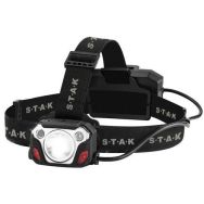 Lampe frontale LED rechargeable avec réflecteur 1200 lumens