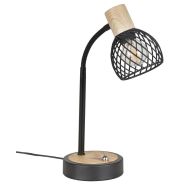 Lampe métal KENTO H33 cm noir Corep