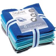 Lavette bouclée microfibre - 30x30 cm - Lot de 8
