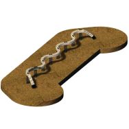 Le Serpent sur ressorts - vert - scellement direct