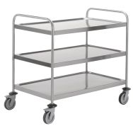 Le chariot à débarrasser TOURNUS EQUIPEMENT 3 plateaux