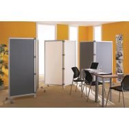 Le lot de 2 cloisons Space mobiles gris foncé
