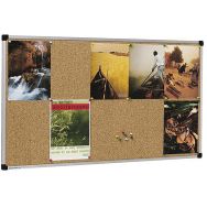 Le panneau affichage ULMANN Médium fond en liège 94 x 110 cm