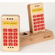 Le set de téléphone en bois