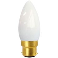 Led flamme lisse C35 - 5W - B22 dimmable opaline