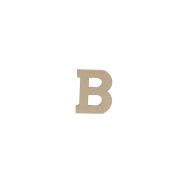 Lettres à décorer en papier mâché 20 cm kraft - Décopatch