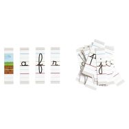 Lettres cursives lignées magnétiques grand format