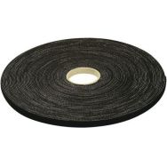 Lien auto-agrippant larg 15 mm / 10 m noir