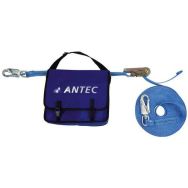 Ligne de vie mobile en sangle avec 2 mousquetons girouette