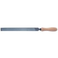 Lime plate mi-douce avec manche en bois - MOB