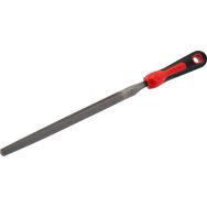 Lime triangulaire mi-douce emmanchee 200 mm + clip