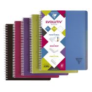 Linicolor Evolutiv'Book 22,5x29,7cm 240p ligné + marge cadré perfo. 4 trous - Lot de 5