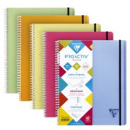 Linicolor Proactiv'Book 22,5x29,7cm 160p séyès cadré perfo. 4 trous - Lot de 5