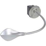 Liseuse avec enjoliveur blanc, équipée de LEDs