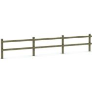 Lisse Armorique extrémité Ø 10 cm H207 cm - pin