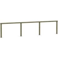 Lisse Trégor extrémité Ø 10 cm H207 cm - pin