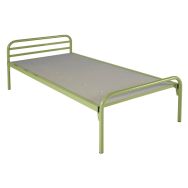 Lit 2 traverses Evolution sommier aggloméré 80x190 cm Vert