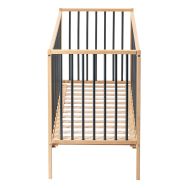 Lit Rémi 60x 120 hybride gris anthracite