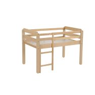 Lit gain de place Lili 120 x 60 cm piètement hêtre