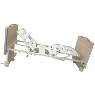 Lit médicalisé FLOORE blanc front panel chêne-AHF