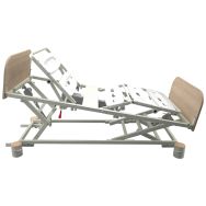 Lit médicalisé PANTO blanc panneau plein chêne-AHF