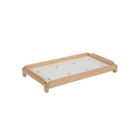 Lit modulaire empilable Lili 120 x 60 cm piètement hêtre