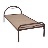 Lit tête arceau métal 90 x 200 cm hébergement Alba Rodet