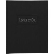 Livre d'or classique noir