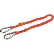 Longe orange haute visibilité mousqueton pivotant 0,6 m- 3kg