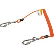 Longe spirale mousqueton pivotant 2 kg 2 m