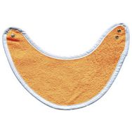 Lot 10 bavoirs bandana éponge 400 g/m² 23 x 37 cm Orange