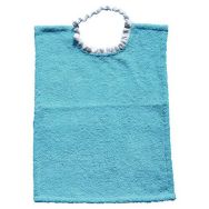 Lot 10 bavoirs collerette éponge 400 g/m² 35 x 45 cm Emeraude